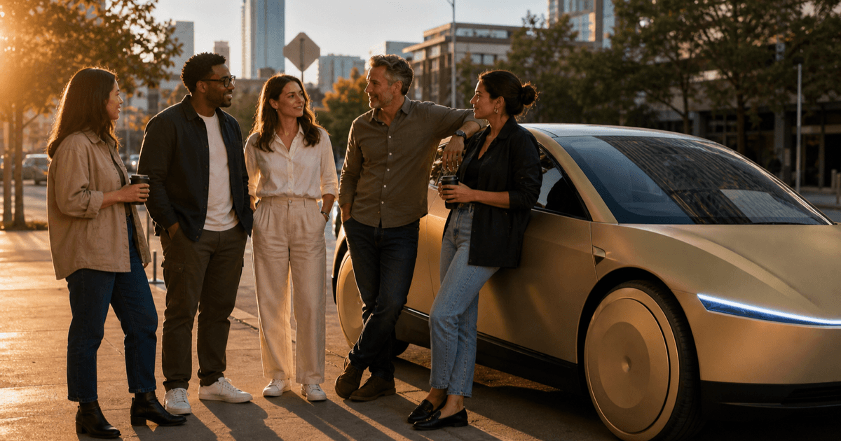 Five friends with a Tesla Cybercab — Remount Operator SPV
